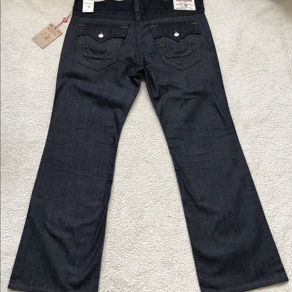 TRUE RELIGION Men's Bootcut Flap Jeans, Inglorious - Picture 5 of 8